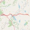 Northern Rail Trail: Lebanon - Mud Pond/Canaan trail, distance, elevation, map, profile, GPS track