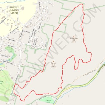 Northfield Trail Running trail, distance, elevation, map, profile, GPS track