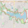 Zorinsky Lake Loop Trail in Omaha trail, distance, elevation, map, profile, GPS track