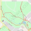 Piesse Park paved paths trail, distance, elevation, map, profile, GPS track
