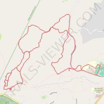 Campbell Ranch trail, distance, elevation, map, profile, GPS track