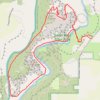 Misery Ridge Trail and River Trail Loop in Smith Rock State Park trail, distance, elevation, map, profile, GPS track