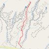 Shillelagh Canyon Approach trail, distance, elevation, map, profile, GPS track