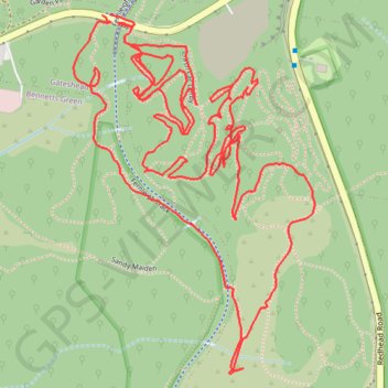 Oakdale Quarry trails trail, distance, elevation, map, profile, GPS track