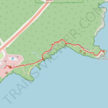 Shovel Point Trail trail, distance, elevation, map, profile, GPS track