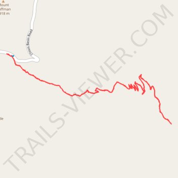 Lost Mine Trail trail, distance, elevation, map, profile, GPS track