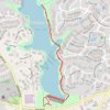 Section of Lake Lynn Trail trail, distance, elevation, map, profile, GPS track