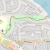 Beach Estates Park trail, distance, elevation, map, profile, GPS track