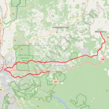 Kep 100k trail, distance, elevation, map, profile, GPS track