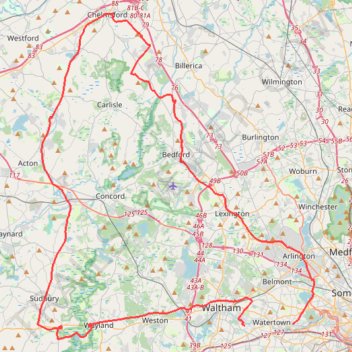 Rail Trails and other fun places trail, distance, elevation, map, profile, GPS track