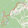 Black Mountain - Cabin Lake - Sam Lake - Theagill Lake trail, distance, elevation, map, profile, GPS track