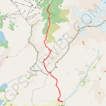 (Near) Eglise Notre-Dame de la Gorge to Les Chapieux (Les Chambres du Soleil) trail, distance, elevation, map, profile, GPS track