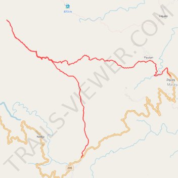 Mount Kimat Patil-ao trail, distance, elevation, map, profile, GPS track