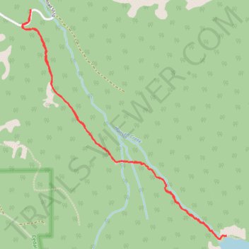 Hiking on Scout Lake Trail trail, distance, elevation, map, profile, GPS track