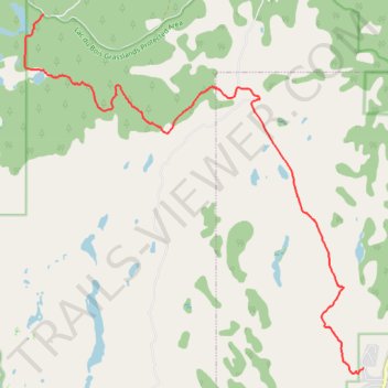 Lac du Bois - Grasslands Community Trail trail, distance, elevation, map, profile, GPS track