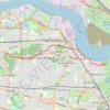 Erith Marshes trail, distance, elevation, map, profile, GPS track