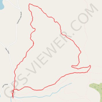 Savanna Portage State Park trail, distance, elevation, map, profile, GPS track