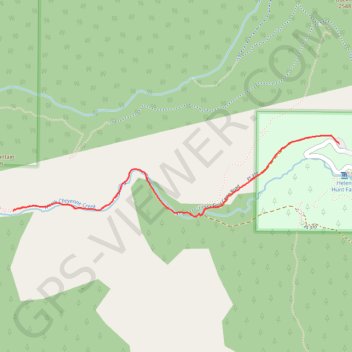 Seven Bridges Trail trail, distance, elevation, map, profile, GPS track