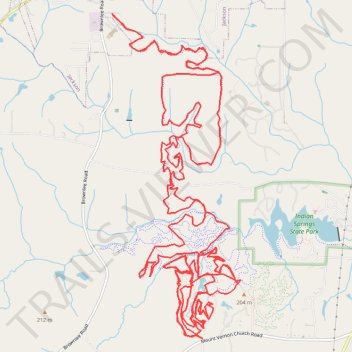 Dauset Trails Nature Center trail, distance, elevation, map, profile, GPS track