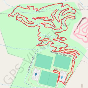 Mooresville Trail Run trail, distance, elevation, map, profile, GPS track