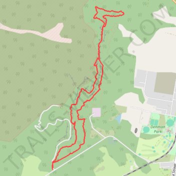 Denman Common Trails trail, distance, elevation, map, profile, GPS track