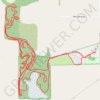 Bluhm County Park trail, distance, elevation, map, profile, GPS track