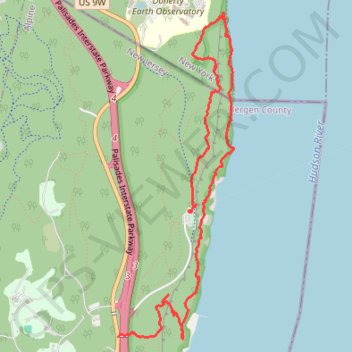 Giant Stairs Palisades Loop trail, distance, elevation, map, profile, GPS track