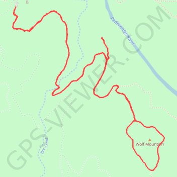 Pedernales Falls Wolf Mountain Loop trail, distance, elevation, map, profile, GPS track