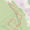 Pine Street Trail and Brady Trail Loop in Gates Family Wildlife Preserve trail, distance, elevation, map, profile, GPS track