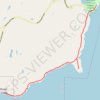 East Coast Trail - Cape Spear Path trail, distance, elevation, map, profile, GPS track