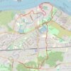 Thamesmead trail, distance, elevation, map, profile, GPS track