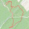 Loop hike on Oxygen Trail and Elphinstone Health Trail trail, distance, elevation, map, profile, GPS track