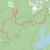 Norvin Green State Forest Hike trail, distance, elevation, map, profile, GPS track