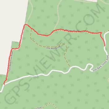 Retreat road trail, distance, elevation, map, profile, GPS track