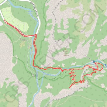Vernal Fall and Clark Point Loop trail, distance, elevation, map, profile, GPS track