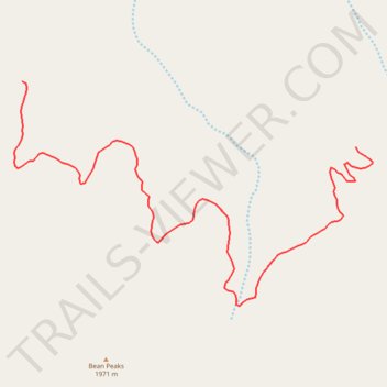 Bean D'Huez #45 trail, distance, elevation, map, profile, GPS track