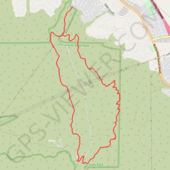 Bane Canyon Loop trail, distance, elevation, map, profile, GPS track