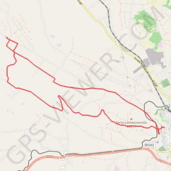 La Via dei Piloni - Gravina in Puglia trail, distance, elevation, map, profile, GPS track