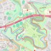 Yarra Bend Park trail, distance, elevation, map, profile, GPS track