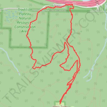 Tiger Mountain cable trail trail, distance, elevation, map, profile, GPS track