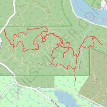 Partridge Hills trail, distance, elevation, map, profile, GPS track