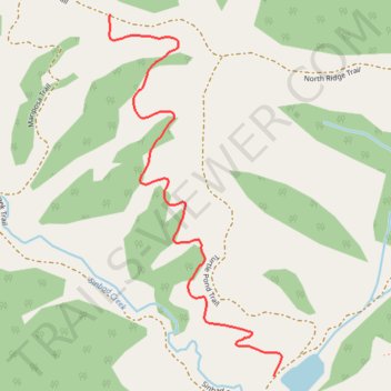 Valle Vista Trail trail, distance, elevation, map, profile, GPS track