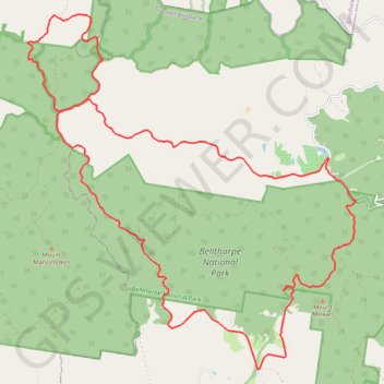Bellthorpe - Stoney Creek trail, distance, elevation, map, profile, GPS track
