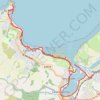 St Ives to Hayle trail, distance, elevation, map, profile, GPS track