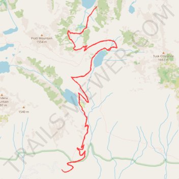 Talapus Lake Trailhead to Pratt Lake via Talapus Lake and Olallie Lake trail, distance, elevation, map, profile, GPS track