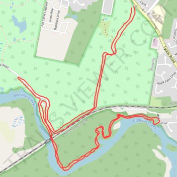 Bongil Bongil National Park trail, distance, elevation, map, profile, GPS track