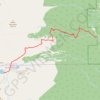 Chasm Lake trail, distance, elevation, map, profile, GPS track