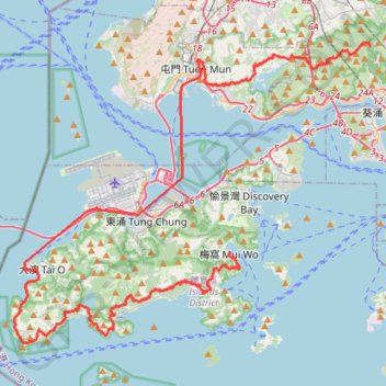 2024 4TUL Half Loop Final trail, distance, elevation, map, profile, GPS track