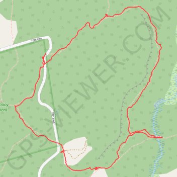 Kolapore trail loop trail, distance, elevation, map, profile, GPS track