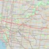 Box Hill - University of Melbourne trail, distance, elevation, map, profile, GPS track